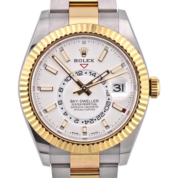 rolex sky-dweller 326933 white dial