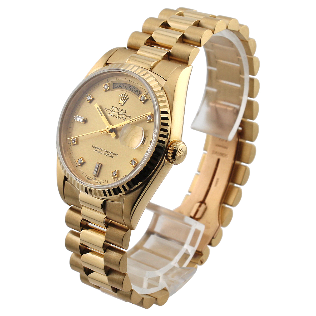 Day-Date 36 18238 (Champagne Diamond Dial)