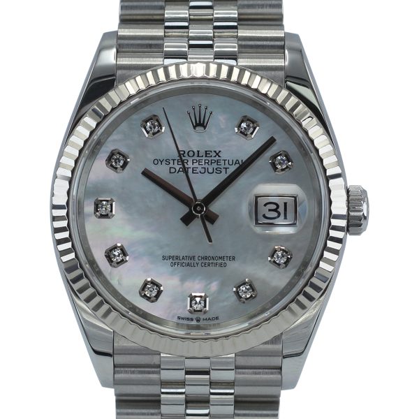 rolex Mother Of Pearl Diamond Dial