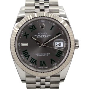 Rolex Datejust 41 126334 Wimbledon Dial Jubilee Bracelet