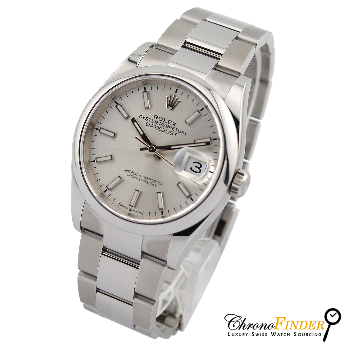 Datejust 36 126200 (Silver Baton Dial)