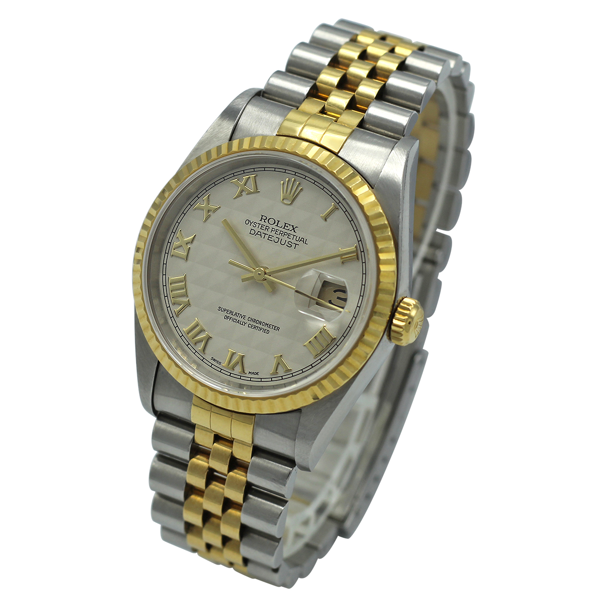 Datejust 36 16233 (Ivory Pyramid Dial)