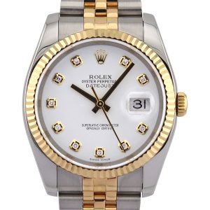 Rolex Datejust 36 116233 White Diamond Dial