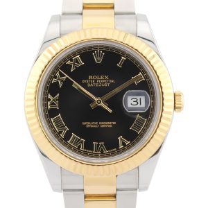 Datejust II 116333 (Black Roman Numeral Dial)
