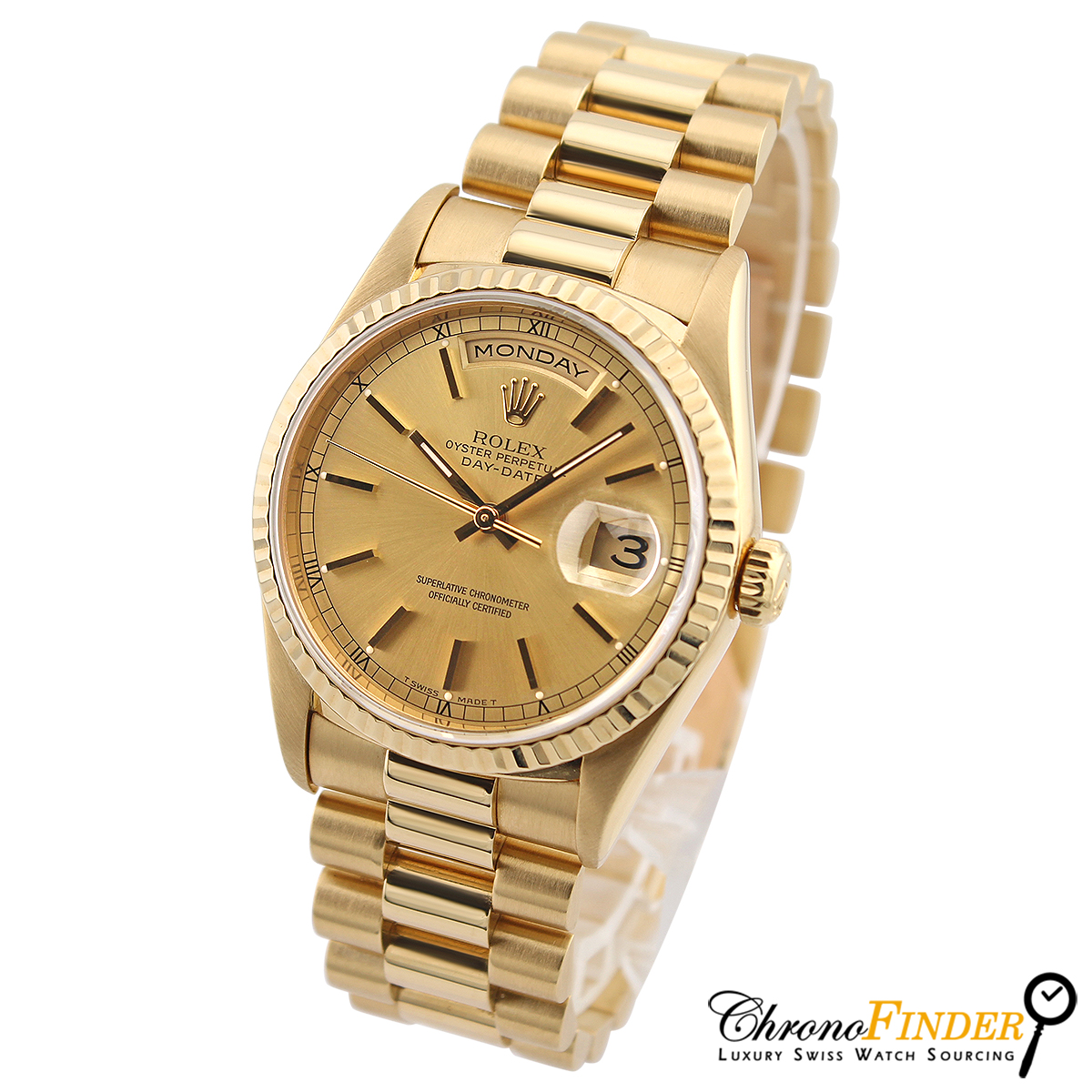 Day-Date 36 18238 (Champagne Baton Dial)