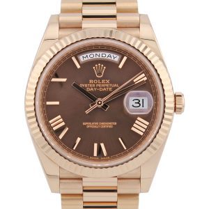 rolex daydate chocolate dial