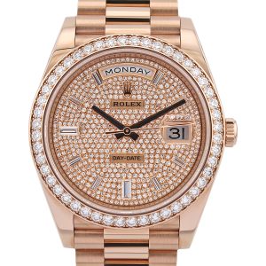 Rolex Day-Date 40 228345RBR Pave Diamond Dial
