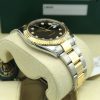Rolex Datejust 41 126333 Black Diamond Dial right bracelet view in box