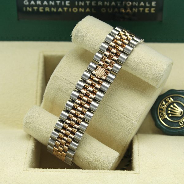 ROLEX-DATEJUST-31-278271-PURPLE-ROMAN-NUMERAL-DIAMOND-6-JUBILEE-STEEL-ROSE-WATCH-12