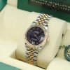 ROLEX-DATEJUST-31-278271-PURPLE-ROMAN-NUMERAL-DIAMOND-6-JUBILEE-STEEL-ROSE-WATCH-6