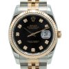 Rolex Datejust 36 116231 Black Diamond Dial with jubilee bracelet close up