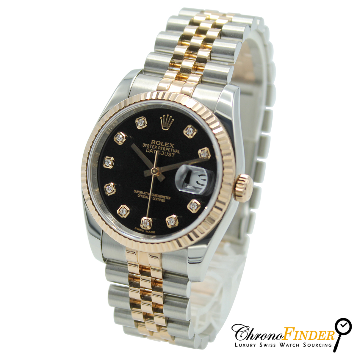 Datejust 36 116231 (Black Diamond Dial)