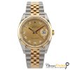 rolex datejust 36 126233 champagne diamond dial jubilee bracelet front view