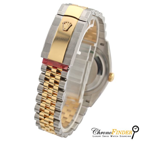 rolex datejust 36 126233 champagne diamond dial jubilee bracelet clasp