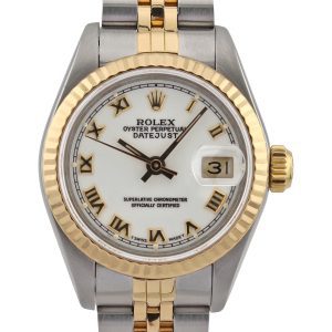 rolex ladies datejust steel and gold