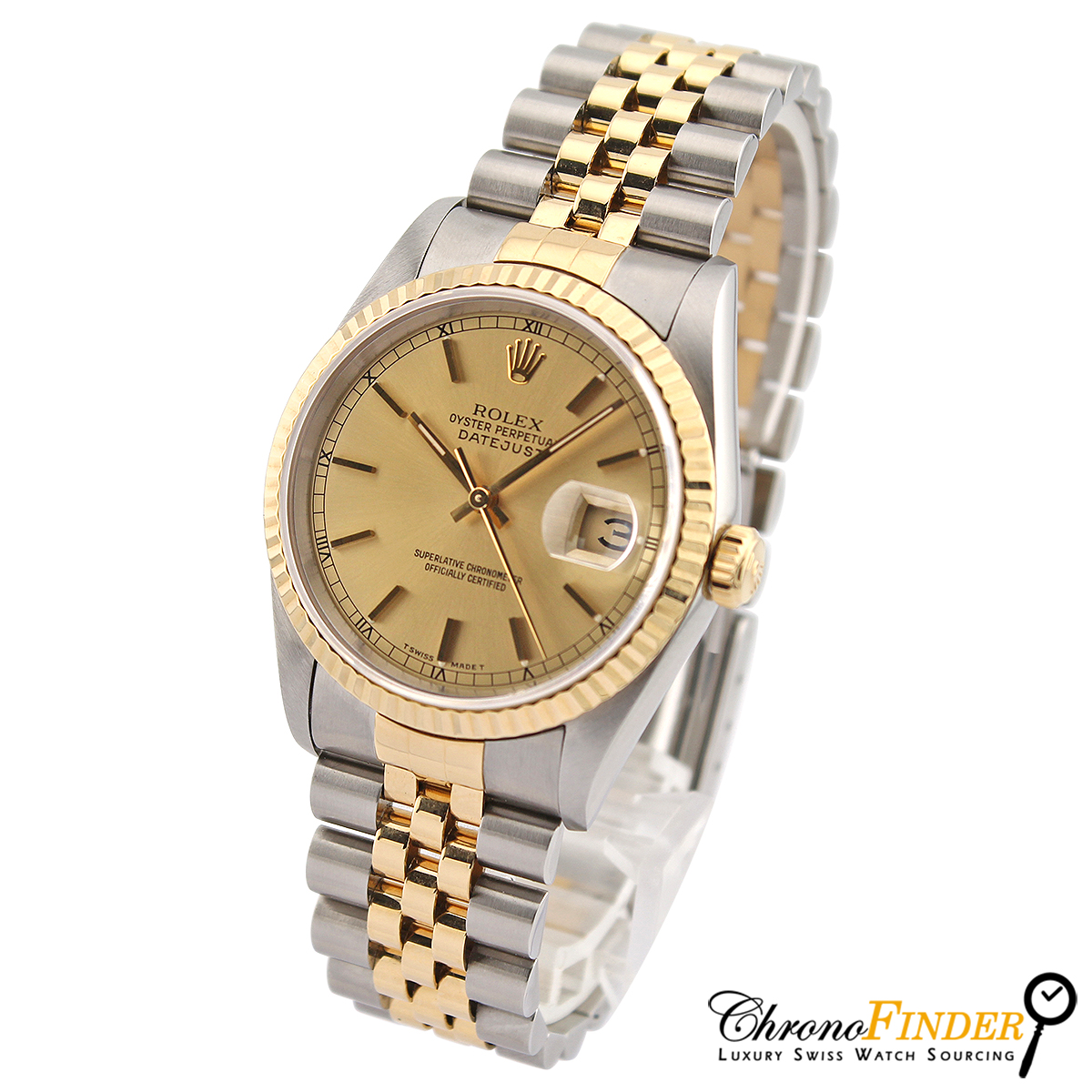 Datejust 36 16233 (Champagne Baton Dial)