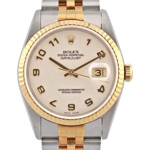 Rolex Datejust 36 16233 Cream Jubilee Arabic