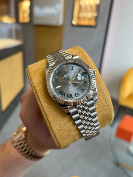 Rolex Datejust 41 126334 Wimbledon Dial